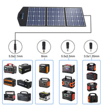 Load image into Gallery viewer, ACOPower 120W Portable Solar Panel Foldable Suitcase With Built In Integrated output Box
