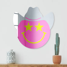 Load image into Gallery viewer, Happy Face with Cowboy Hat and Star Eyes
