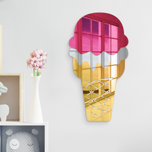 Load image into Gallery viewer, Wafer Cake Ice Cream Cone Mirror
