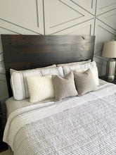 Load image into Gallery viewer, Farmhouse Stripe Reversible Cotton Quilt Set
