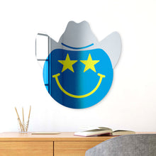 Load image into Gallery viewer, Happy Face with Cowboy Hat and Star Eyes
