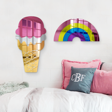 Load image into Gallery viewer, Wafer Cake Ice Cream Cone Mirror
