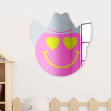 Load image into Gallery viewer, Happy Face with Cowboy Hat and Heart Eyes
