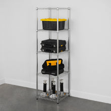 Load image into Gallery viewer, 18&quot; x 18&quot; x 72&quot; 5-Tier Wire Rack
