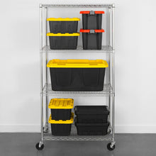 Load image into Gallery viewer, 24&quot; x 36&quot; x 72&quot; 4-Tier Wire Rack
