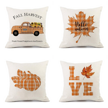 Load image into Gallery viewer, Fall Plaid Cushion Covers
