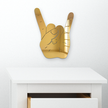 Carregar imagem no visualizador da galeria, Rock On Hand Silhouette Mirror
