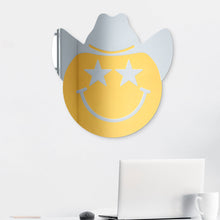 Load image into Gallery viewer, Happy Face with Cowboy Hat and Star Eyes
