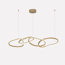 Carregar imagem no visualizador da galeria, Modern luxury LED Oval Circle Chandelier
