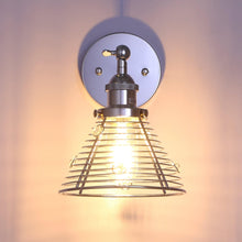 Load image into Gallery viewer, 1-Light Modern Silver Wall Scone Light
