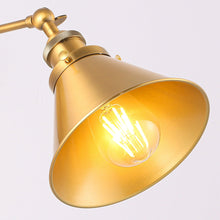 Load image into Gallery viewer, 1-Light Rhem Brass Wall Sconce Light
