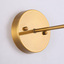 Load image into Gallery viewer, 1-Light Rhem Brass Wall Sconce Light
