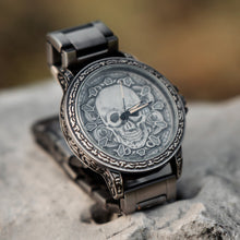 Load image into Gallery viewer, 3D Carved Skull Unisex Watch
