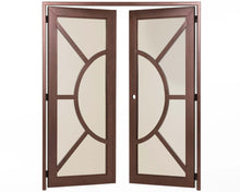 Carregar imagem no visualizador da galeria, Kronos Double Iron Doors - Dark Bronze
