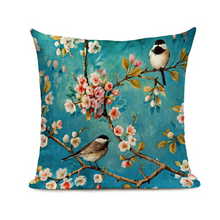 Load image into Gallery viewer, Feathered Floral Cushion Covers
