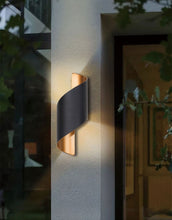 Carregar imagem no visualizador da galeria, MIRODEMI® Creative White/Black Outdoor Aluminum Waterproof Wall Lamp For Courtyard
