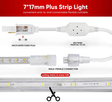 Load image into Gallery viewer, 510 Lumen 2800K Super Bright LED Strip Lights for Indoor and Outdoor Use - Dimmable, CCT Tunable, Easy to Install
