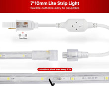 Cargar imagen en el visor de la galería, 110V Soft and Warm Lite Strip LED Strip Light for Ambient Lighting - 180 Lumens/M
