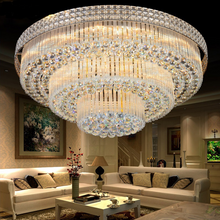 Cargar imagen en el visor de la galería, Multi Tier Contemporary Crystal LED Chandelier
