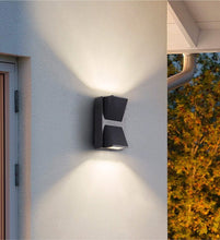 Carregar imagem no visualizador da galeria, MIRODEMI® Modern Black Outdoor Aluminum Waterproof LED Wall Lightings For Garden, porch
