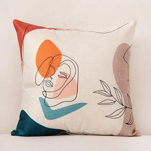 Load image into Gallery viewer, Abstract Face Cushion Covers
