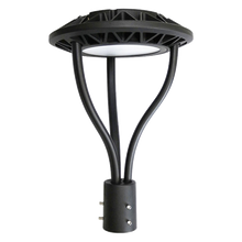 Carregar imagem no visualizador da galeria, 75W/100W/150W Tunable LED Post Top Light with 22,645 Lumens, 100-277V, 3000K-5000K Tunable CCT, ETL Listed, and Photocell Sensor
