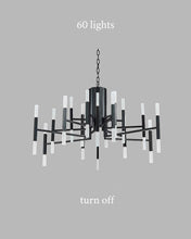 Carregar imagem no visualizador da galeria, Mirodemi® Gold/Black Postmodern LED Chandelier For Living Room, Lobby, Restaurant
