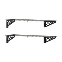 Load image into Gallery viewer, 12&quot; x 36&quot; Wall Shelves (Two Pack with Hooks)
