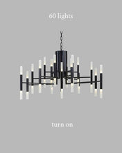 Load image into Gallery viewer, Mirodemi® Gold/Black Postmodern LED Chandelier For Living Room, Lobby, Restaurant
