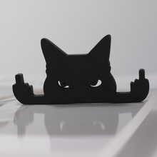 Load image into Gallery viewer, Irritated Cat Figurine
