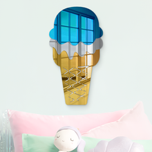 Load image into Gallery viewer, Wafer Cake Ice Cream Cone Mirror
