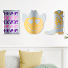 Load image into Gallery viewer, Happy Face with Cowboy Hat and Heart Eyes
