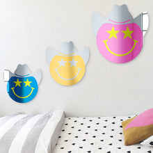 Load image into Gallery viewer, Happy Face with Cowboy Hat and Star Eyes
