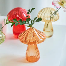 Load image into Gallery viewer, Vibrant Mushroom Glass Vases
