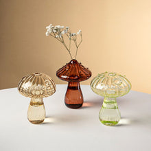 Load image into Gallery viewer, Vibrant Mushroom Glass Vases
