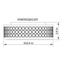 Cargar imagen en el visor de la galería, 15&quot; Modern LED Flush Mount Lighting
