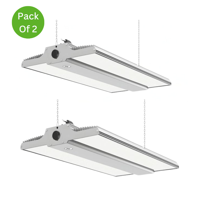 Premium 1.6ft LED Linear High Bay Light - (240W/192W/144W) Selective Wattage and CCT (3000K/4000K/5000K) - 36,000 Lumens