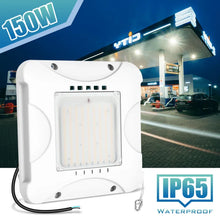 Carregar imagem no visualizador da galeria, 80W/120W/150W Dimmable LED Canopy Light with CCT Selectable 3000K/4000K/5000K - IP65 Rated
