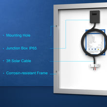 Load image into Gallery viewer, ACOPower 15W Polycrystalline Solar Panel for 12 Volt Battery Charging
