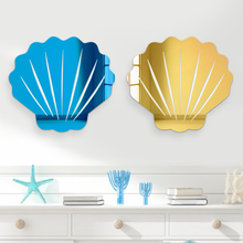 Load image into Gallery viewer, Sea Shell Decorative Wall Mirror
