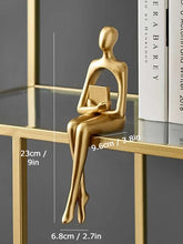 Load image into Gallery viewer, Gold Abstract Figurines
