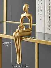 Carregar imagem no visualizador da galeria, Gold Abstract Figurines
