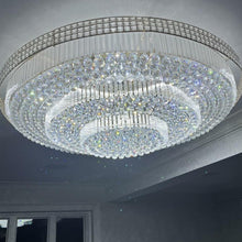 Cargar imagen en el visor de la galería, Multi Tier Contemporary Crystal LED Chandelier
