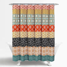 Cargar imagen en el visor de la galería, Bohemian Stripe Shower Curtain
