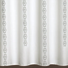 Load image into Gallery viewer, Stripe Medallion Shower Curtain
