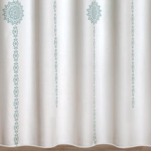 Load image into Gallery viewer, Stripe Medallion Shower Curtain
