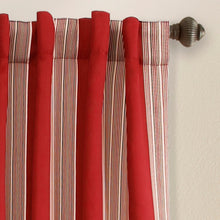 Load image into Gallery viewer, Julia Stripe Light Filtering Window Curtains Set
