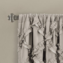 Load image into Gallery viewer, Ruffle Diamond Window Curtain Set
