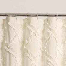 Cargar imagen en el visor de la galería, Ruffle Diamond Shower Curtain
