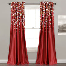 Load image into Gallery viewer, Weeping Flower Light Filtering Window Curtain Set
